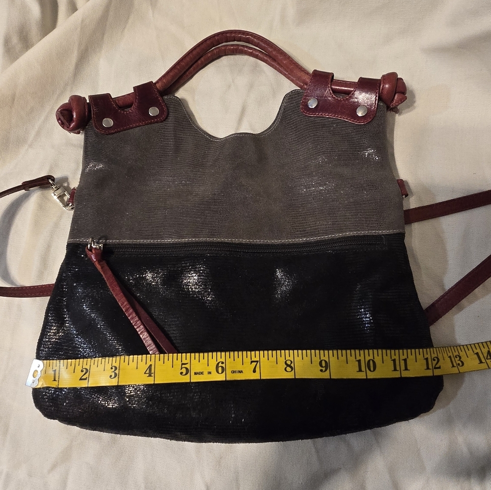 Pietro Allessandro Vintage 1980's Brooklyn leather handbag